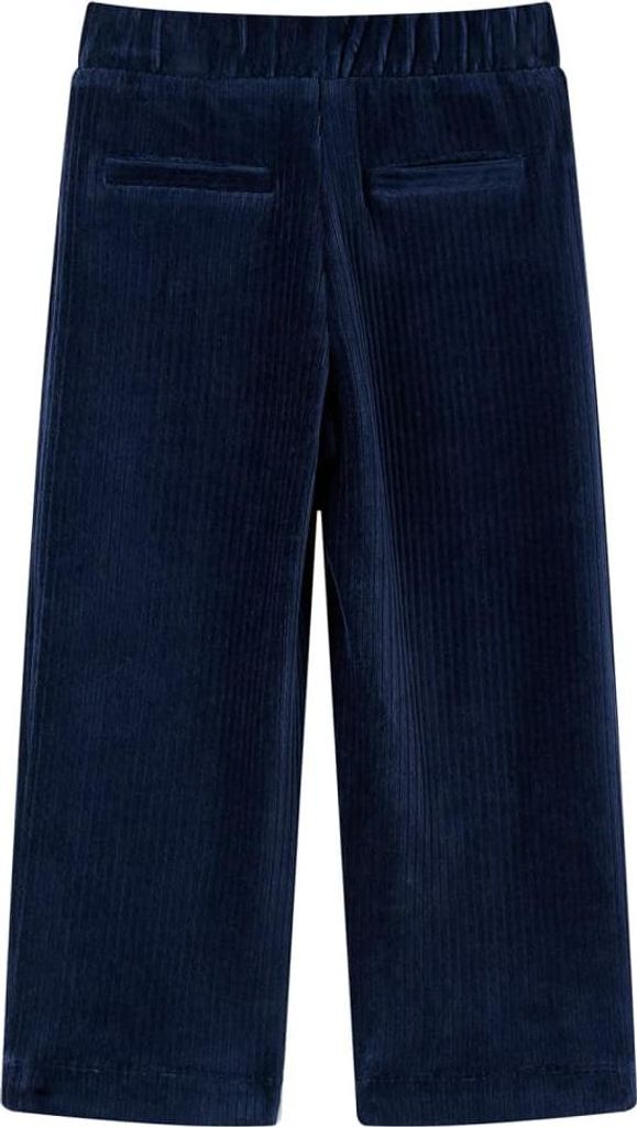 vidaXL Kinderhose Cord Marineblau 104