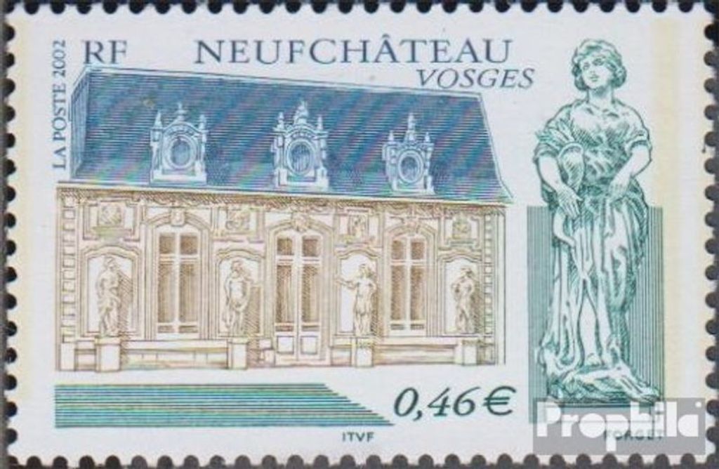 Briefmarken Frankreich 2002 Mi 3662 (kompl.Ausg.) postfrisch Tourismus