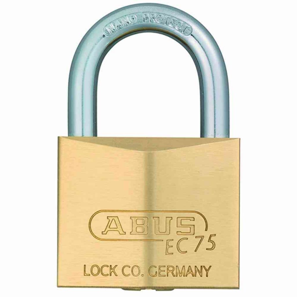 Abus Vorhangschloss Nr. 75/60 mit Wendeschlüssel mit 2 Schlüssel 75/60