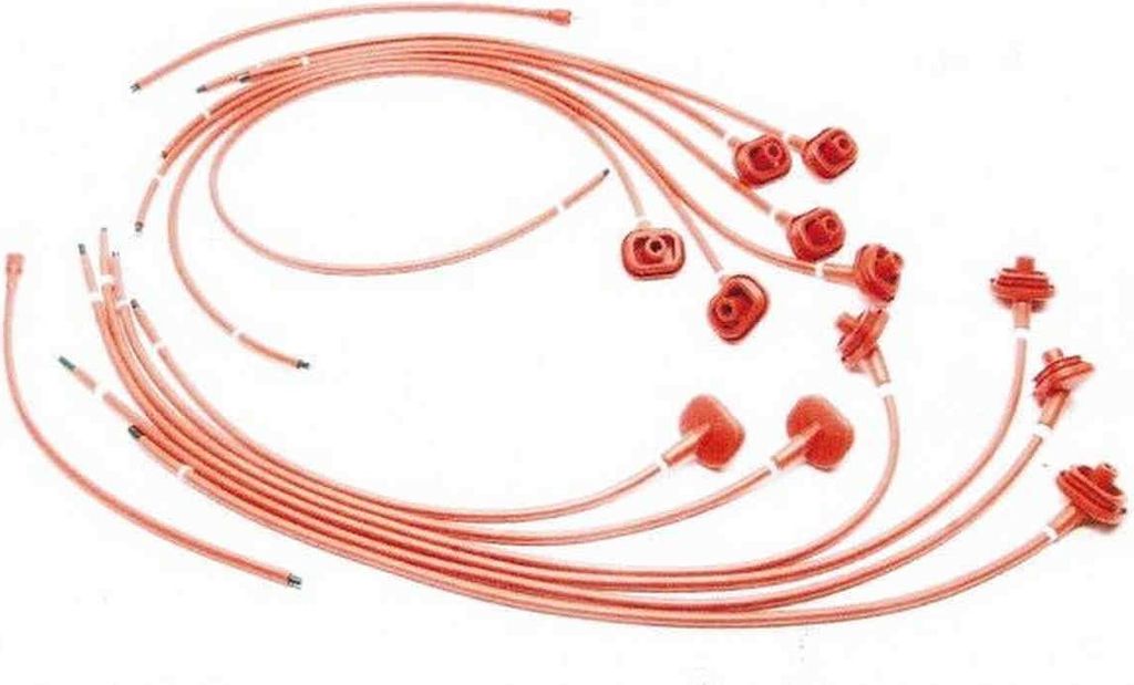 Zündleitungssatz Widerstandszündleitung Kabel BBT für FERRARI TESTAROSSA