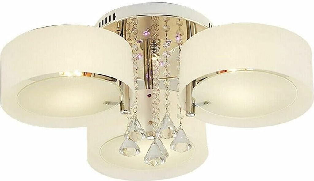 Deckenleuchten, Modern Kristall Kronleuchter LED, Kristall-Lüster Pendelleucht für Schlafzimmer