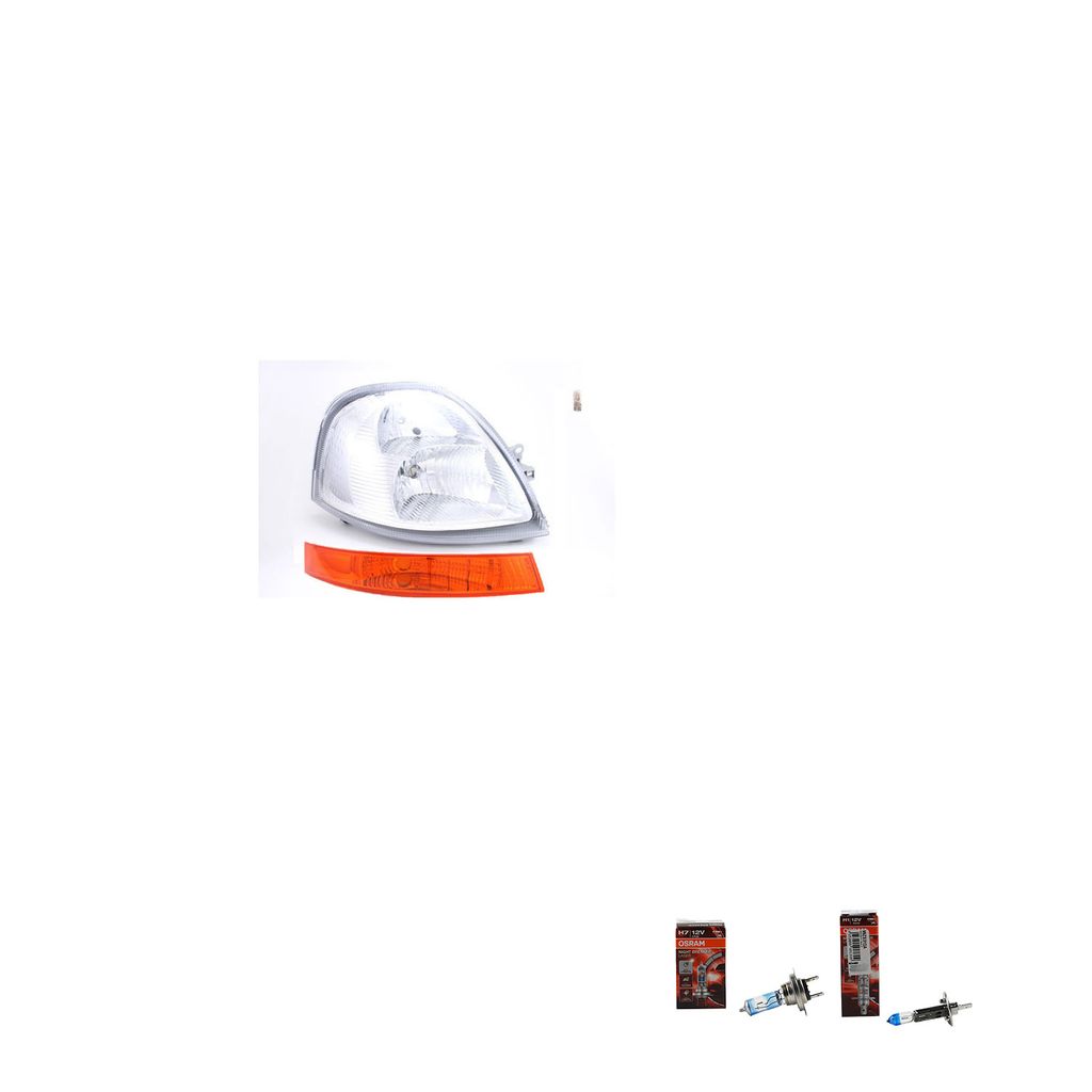 Scheinwerfer + Osram Night Breaker Laser passend für Renault Master II - Rechts 8200163518 4405203 09121036 2600000QAH 8200163918 Johns