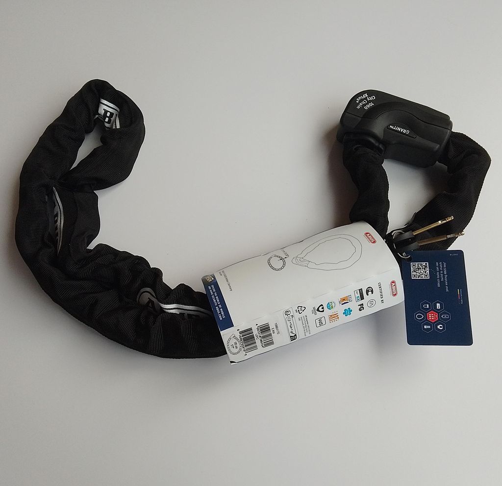 Granite CityChain X-Plus 1060, L = 170 cm, Ø = 10 mm, Abus, Image du produit 