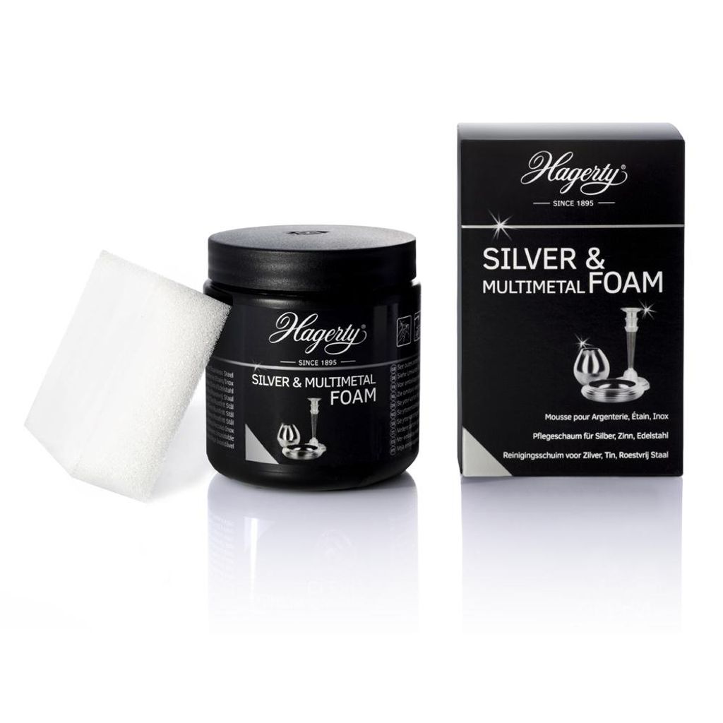 Hagerty Silver Foam Silberpolitur – Reinigungsschaum für Silber, versilberte Oberflächen & Besteck
