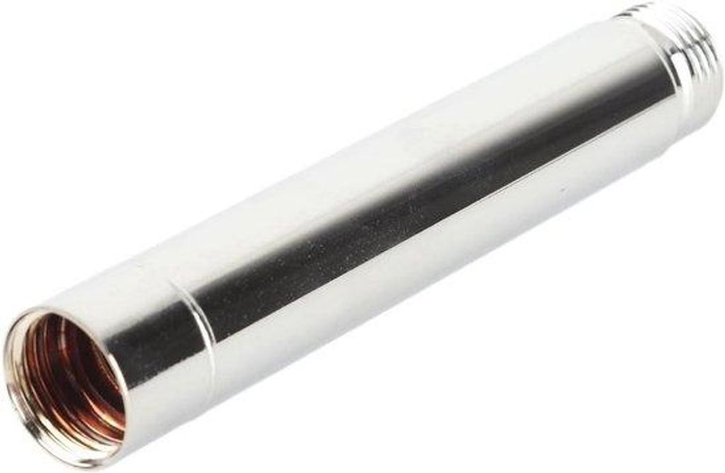 Roestvrijstalen doucheverlenging 4 inch rond met verchroomd voor badkameraccessoires