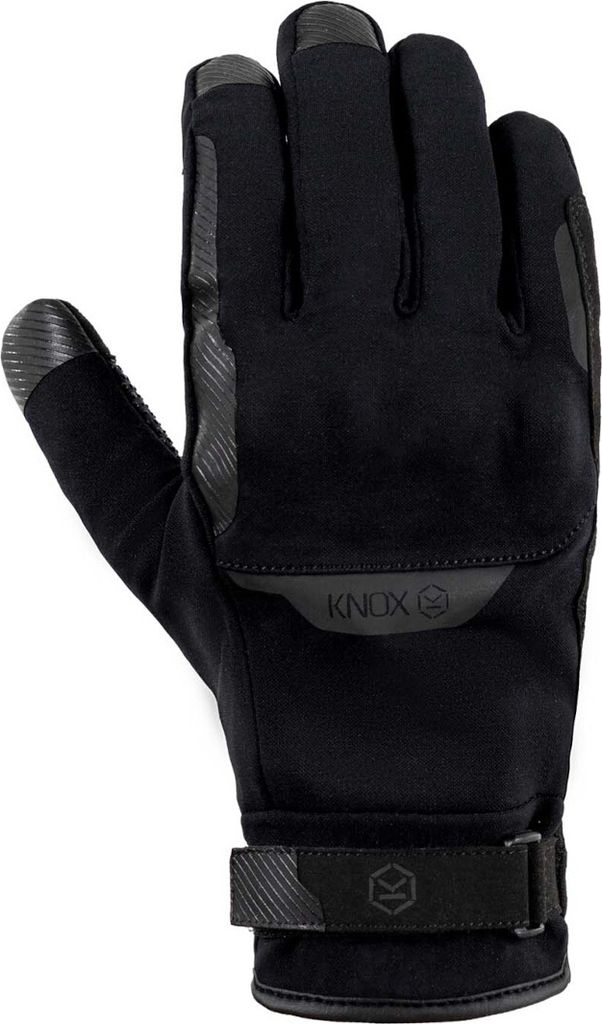 Knox Action Pro wasserdichte Motorrad Handschuhe, schwarz, XL
