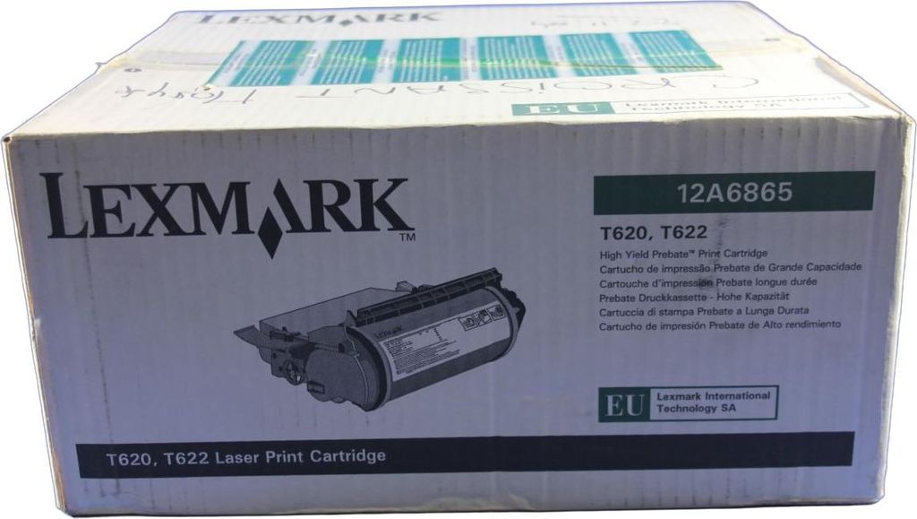 Lexmark 12A6865 Tonerkartusche Schwarz 30.000 Seiten für Lexmark T620/T622