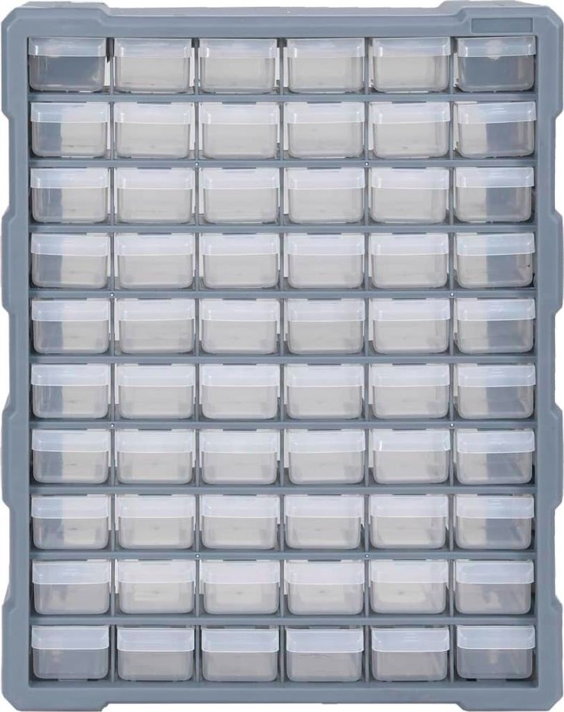 vidaXL Multi-Schubladen-Organizer mit 60 Schubladen 38x16x47,5 cm