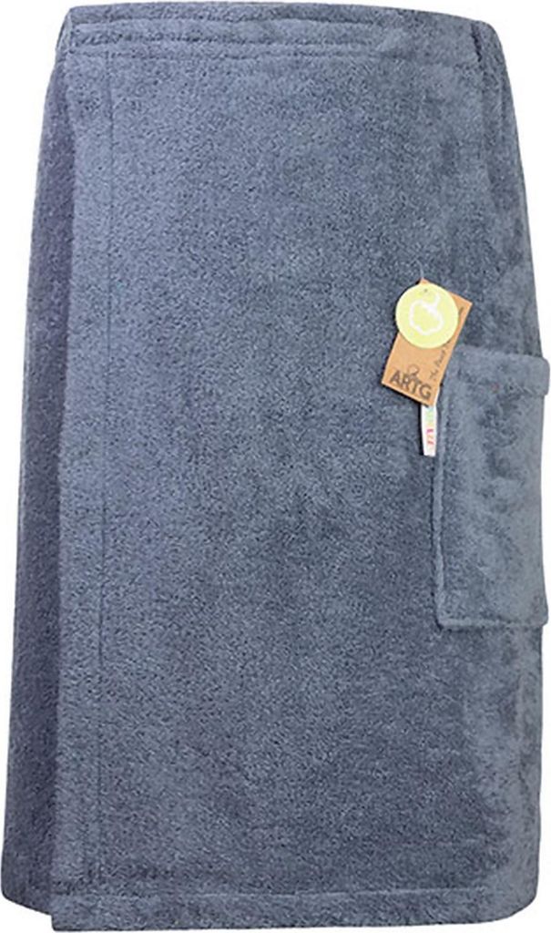 A&R 042.50 | Sauna Kilt Men with Klettverschluß - 65 x 150 cm - Farbe: Jeans Blue - Größe: 65 x 150 cm