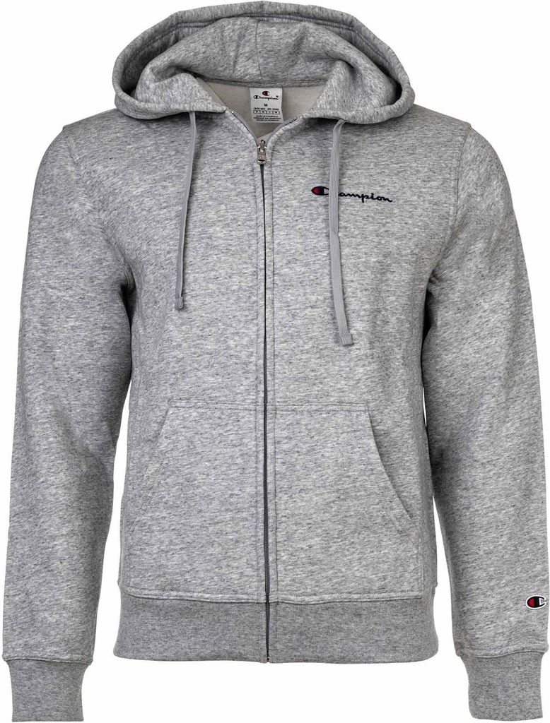 Champion Herren Basic Hooded Sweatjacke 220260 : L : grau-melange Farbe: grau-melange Größe: L