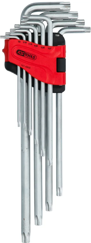Clés mâles Torx longues percées TB8-TB50 pour mécanique et entretien