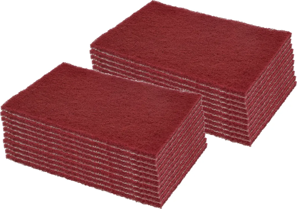 Lot de 20 Tapis Abrasifs pour Polir et Poncer le Métal, Bois et Inox