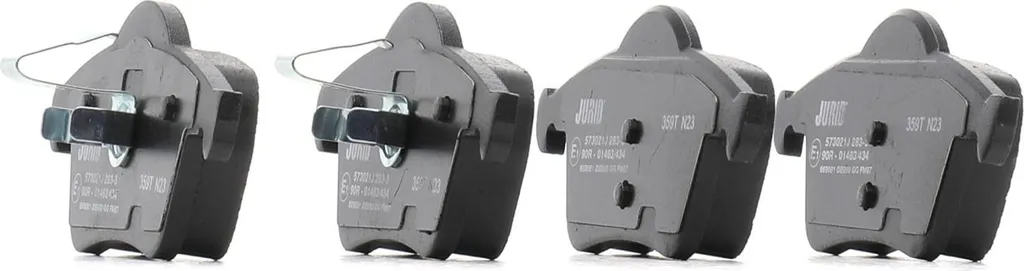 Plaquettes arrière JURID 573021J à faible bruit pour VOLVO V70 II