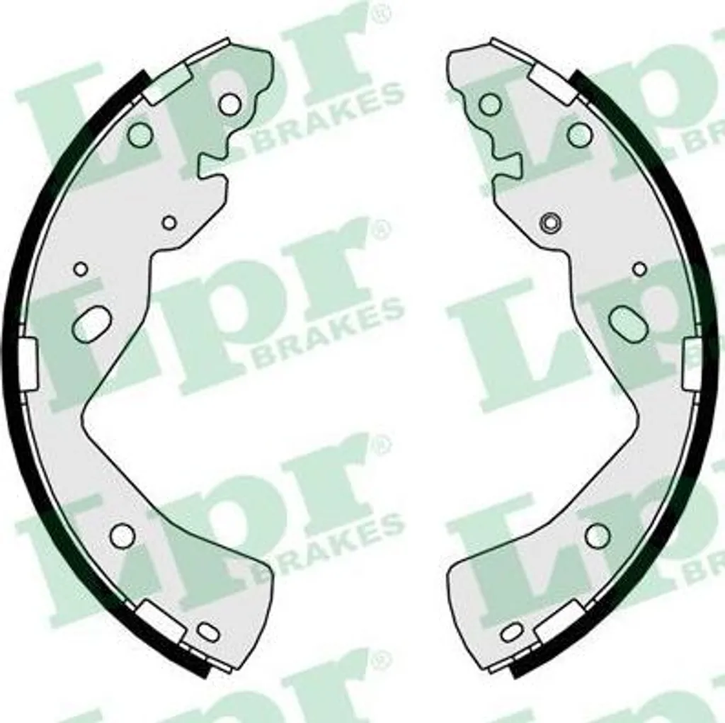 LPR 01019 Set ganasce freno OE 1713904 compatibile con Ranger
