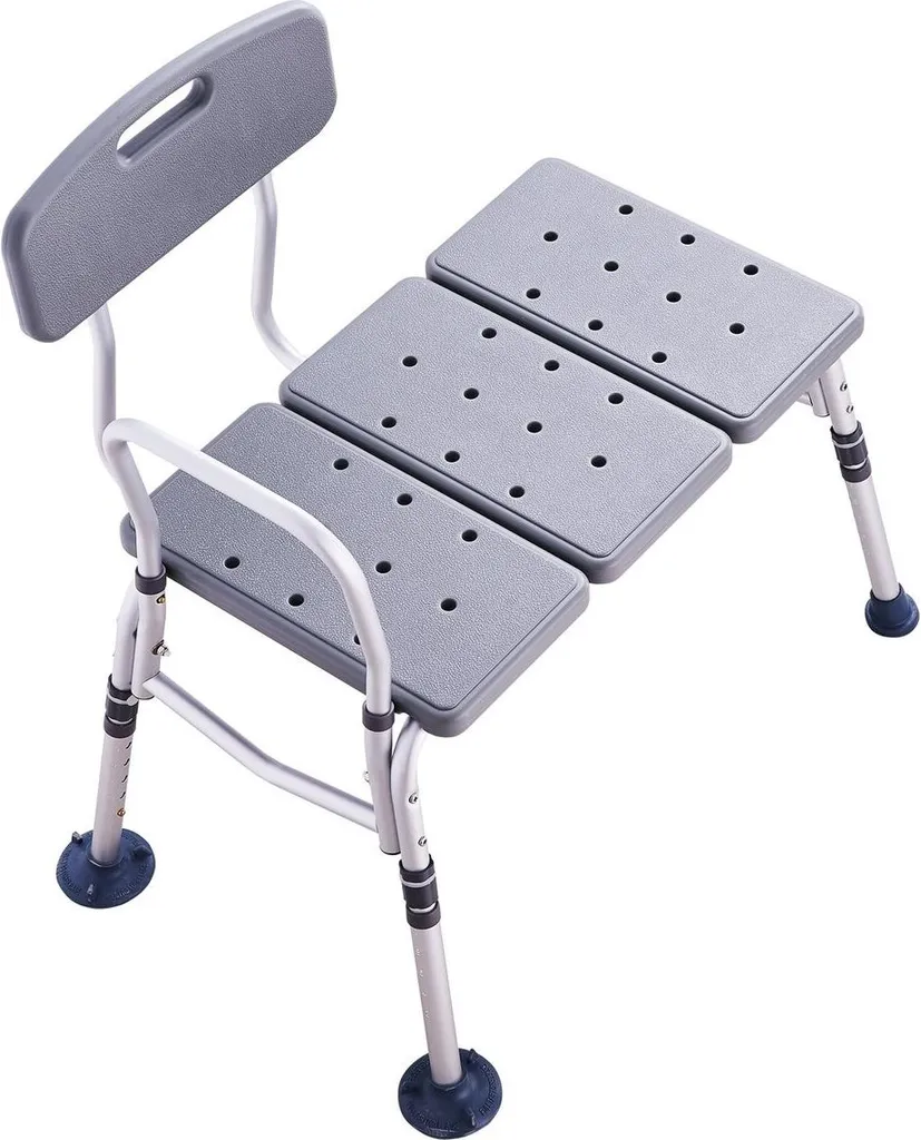 Banc de transfert de baignoire réversible 400 lb pour seniors - Modèle B20