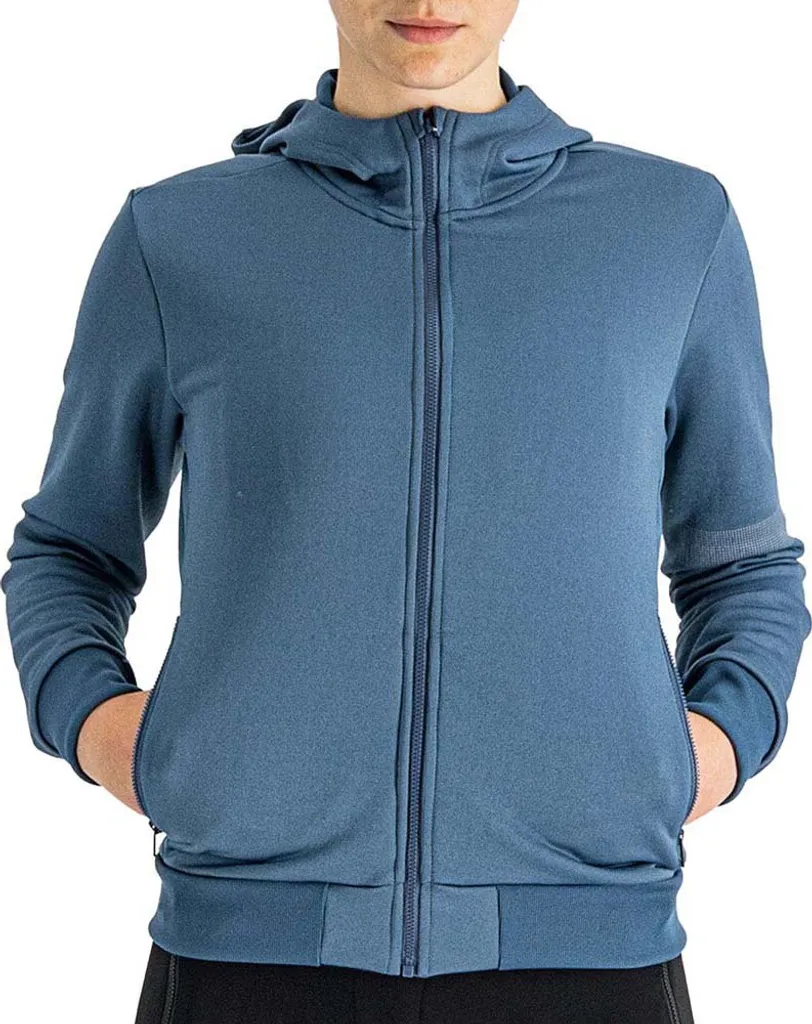 Sportful Giara Hoodie Blu XS Donna | Felpa Tecnica Ciclismo Gravel