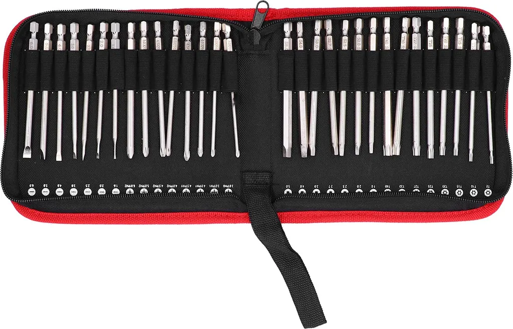 Coffret de 30 embouts de vissage longs 150mm magnétiques tous types de vis