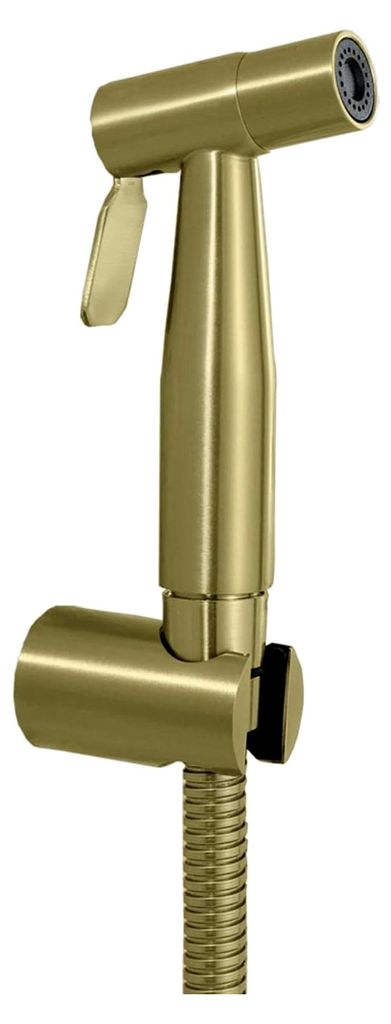 Handbrause for Toilette, Messing, Baby-Stoffwindel-Sprayer, tragbarer Hand-Toiletten-Sprühkopf mit Schlauch und Halterung, for Damenwäsche, Schwa...