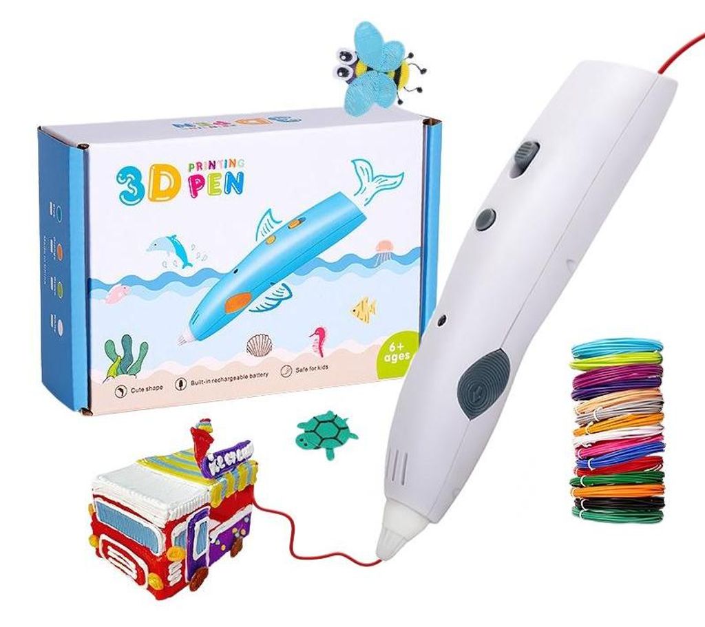 ZELURXX 3D Druckstift für Kinder, DIY 3D Malstift, Produktbild 