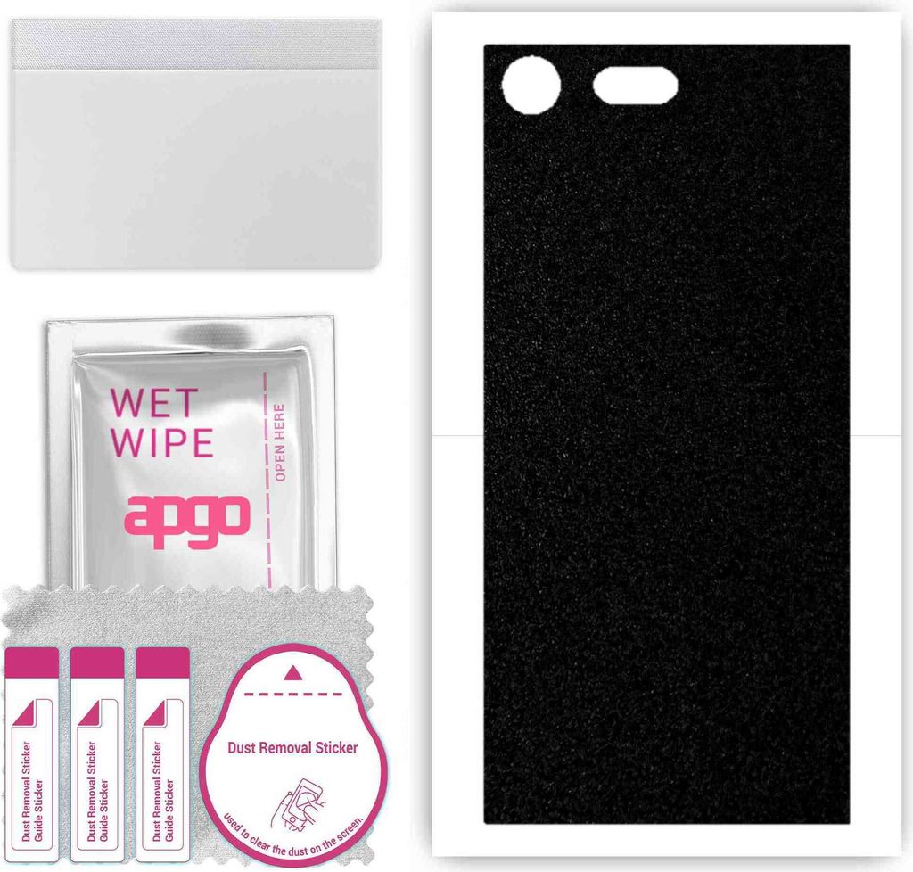 apgo Rückseite Schutzfolie, Skin, kompatibel mit Sony Xperia XZ Premium, Hinten Displayschutzfolie aus Vinylfolie, kratzfest, einfache Montage - M...