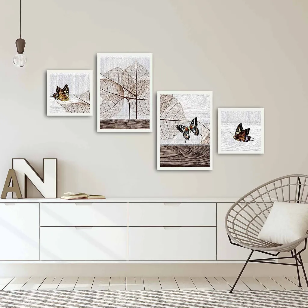 Tableau robuste Wallity 4PBCT-AWL4859 : Toile sur MDF anti-gondolement