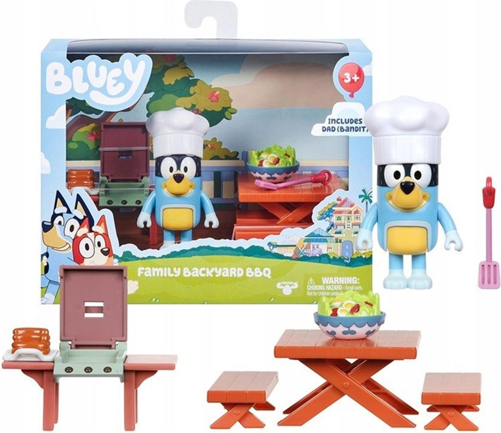 Bluey Mini zestaw do zabawy Podwórko z figurkami Obrázok produktu 