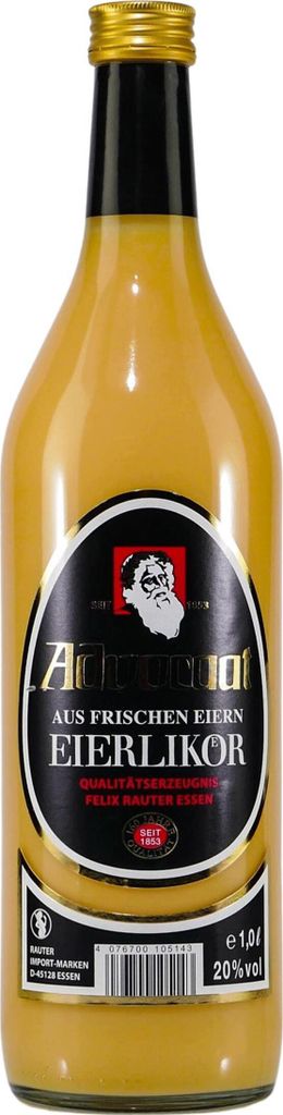 Eierlikör 20%  1L Produktbild 