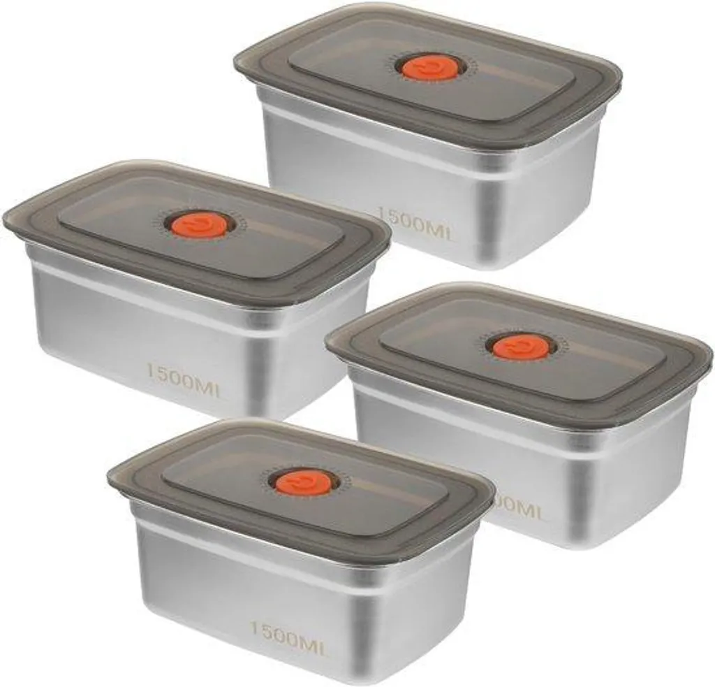 Lunch Box Inox 1500ml pour Repas Nomades et Conservation de vos Plats