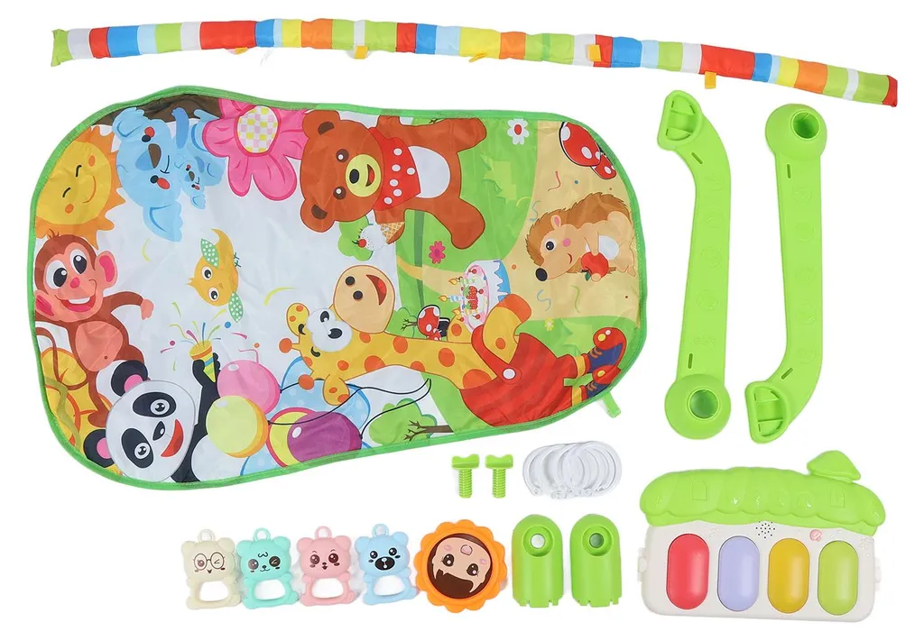 Tapis d'éveil ludique et musical avec piano Kick Gym pour enfant