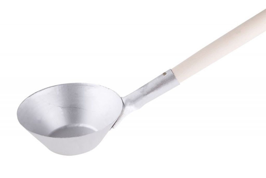 PROFI Schöpfkelle für Mörtel und Beton, 215 mm Ø, 130 cm Produktbild 
