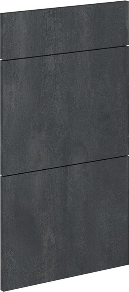 Küchenfront Vicco R-Line Schwarz Beton 39.6 x 70.4 cm Produktbild 