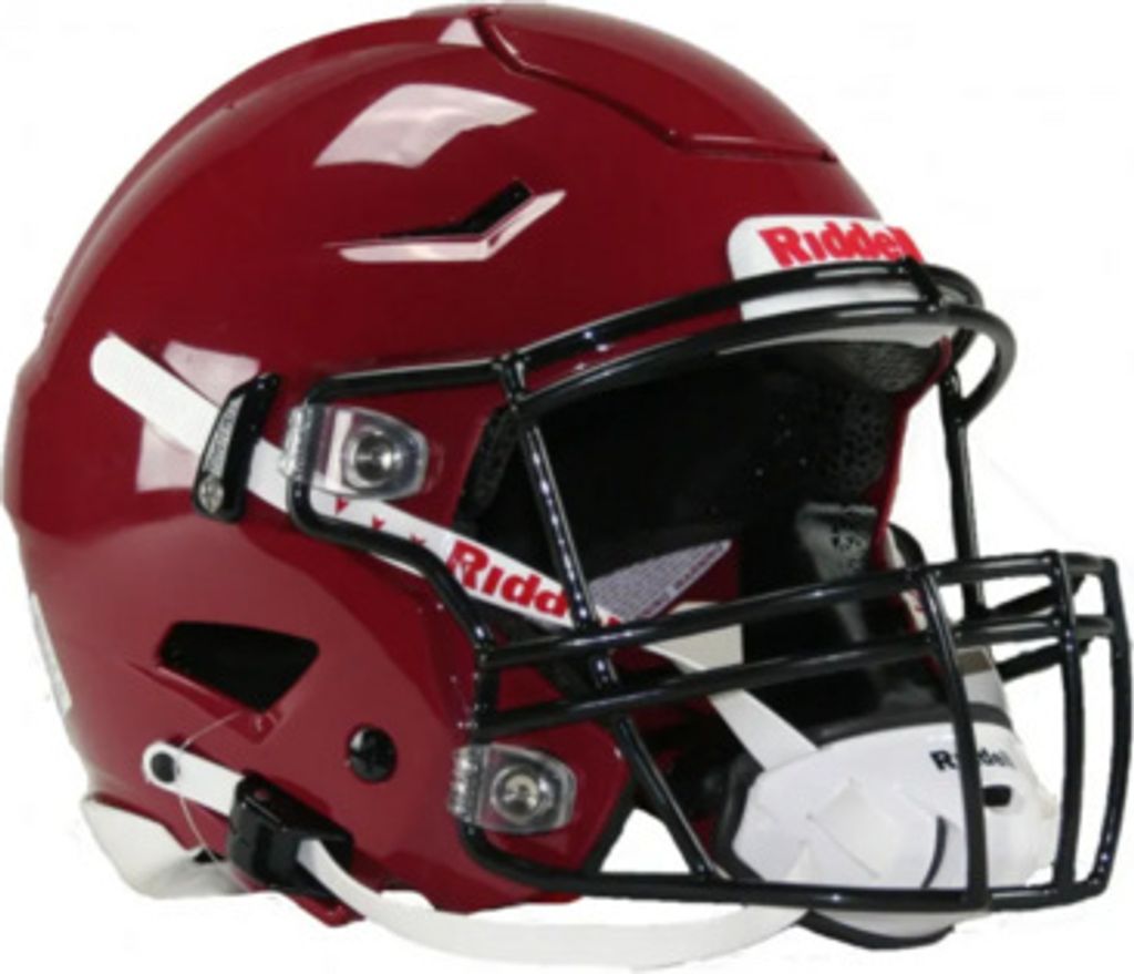Riddell SPEEDFLEX Erwachsene American Football Helm | Farbe: Maroon Größe: L