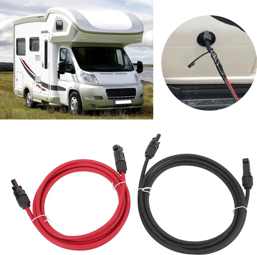 Rallonge de panneau solaire 3m avec fiche femelle 10AWG pour tout-terrain
