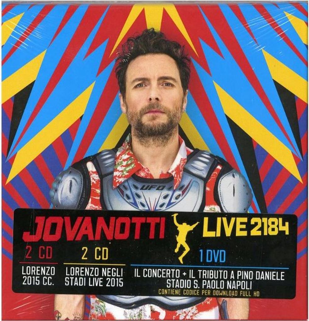 Universal Music Jovanotti - Lorenzo 2015 CC. Live 2184, 4CD + DVD DVD/CD Weltmusik