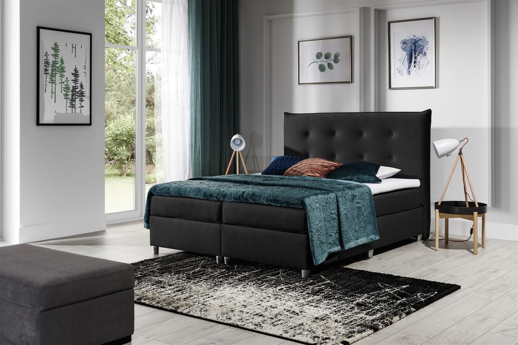Boxspringbett Schlafzimmerbett RITA 140x200cm