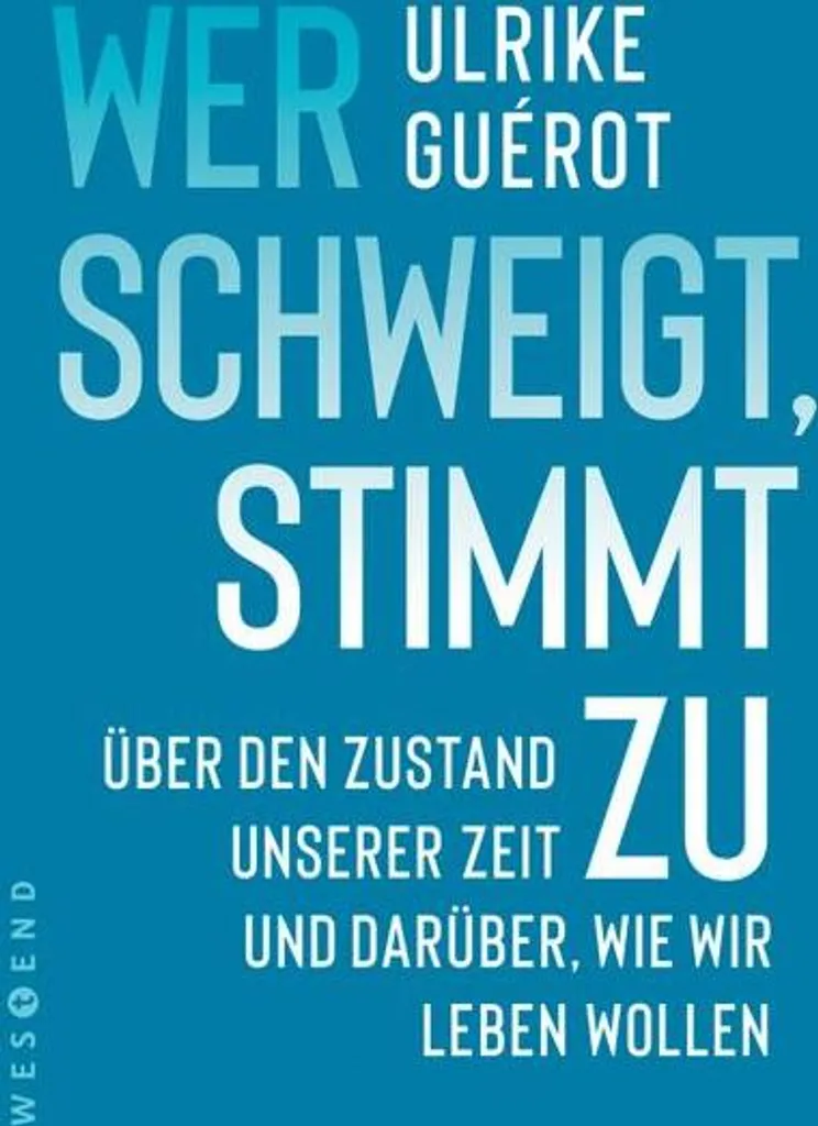 Affiche Wer schweigt stimmt zu format A3 - Poster décoratif minimaliste