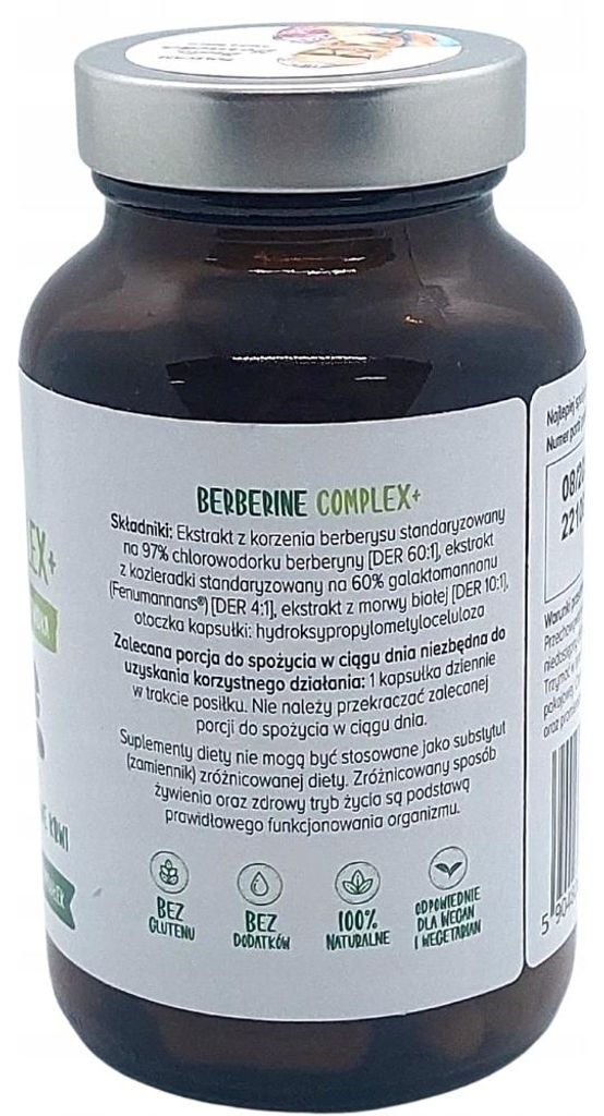 Berberine Complex+ Bezlepku 60 Kapsulí - Konopov (Biowen) Obrázok produktu 