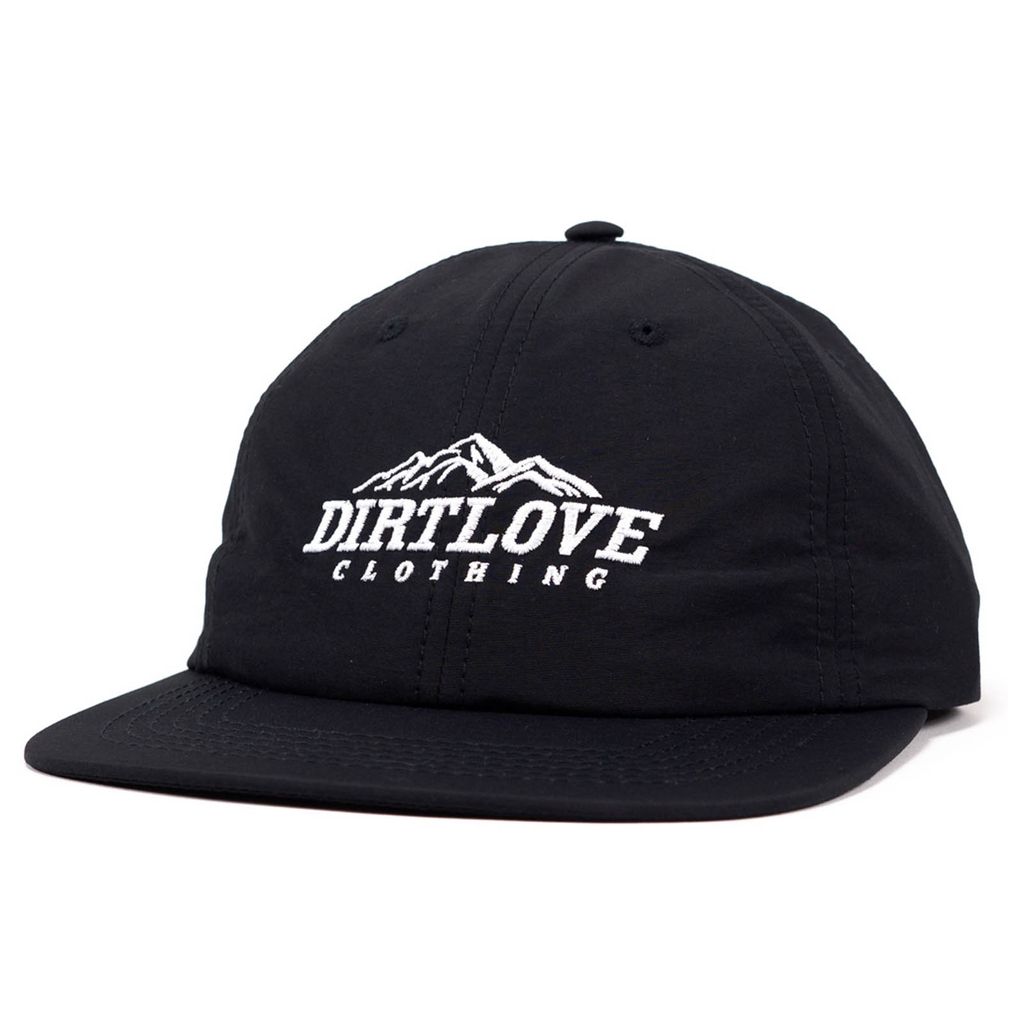 Dirt Love Clothing Basecap Hike Nylon Polo Tech, Schwarz