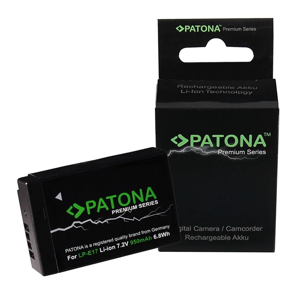 Batteria LP-E17 Premium per Viaggi Fotografia Canon EOS 200D 750D