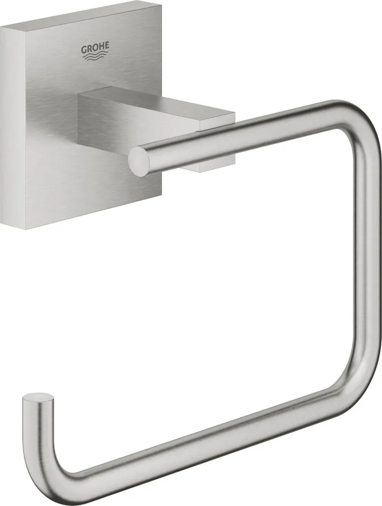 Porte-papier toilette mural Grohe Start Cube design pour petits espaces