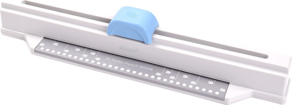 KW-triO Handheld DIY 30 Loecher Puncher fuer Loseblatt-Ringbuecher Multi-Loch Papierschneider 5 Blatt Stanzkapazitaet A4/B5/A5/B6/A6/B7/A7 Scrapboo...