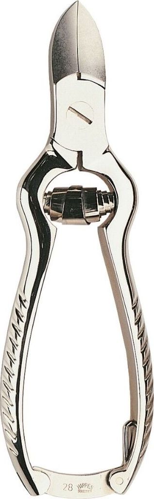 Nippes Nagelzange Nr.28 aus Solingen für feste Nägel 140 mm mit Pufferfeder