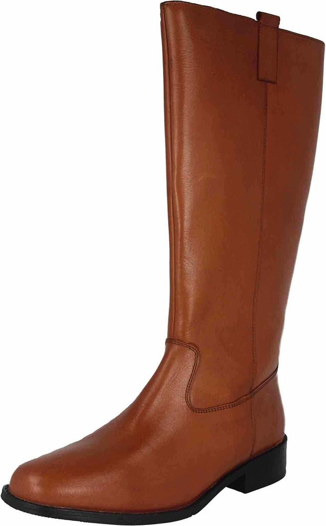 MayBe Weitschaftstiefel in Übergrößen Braun 67665 Tan große Damenschuhe