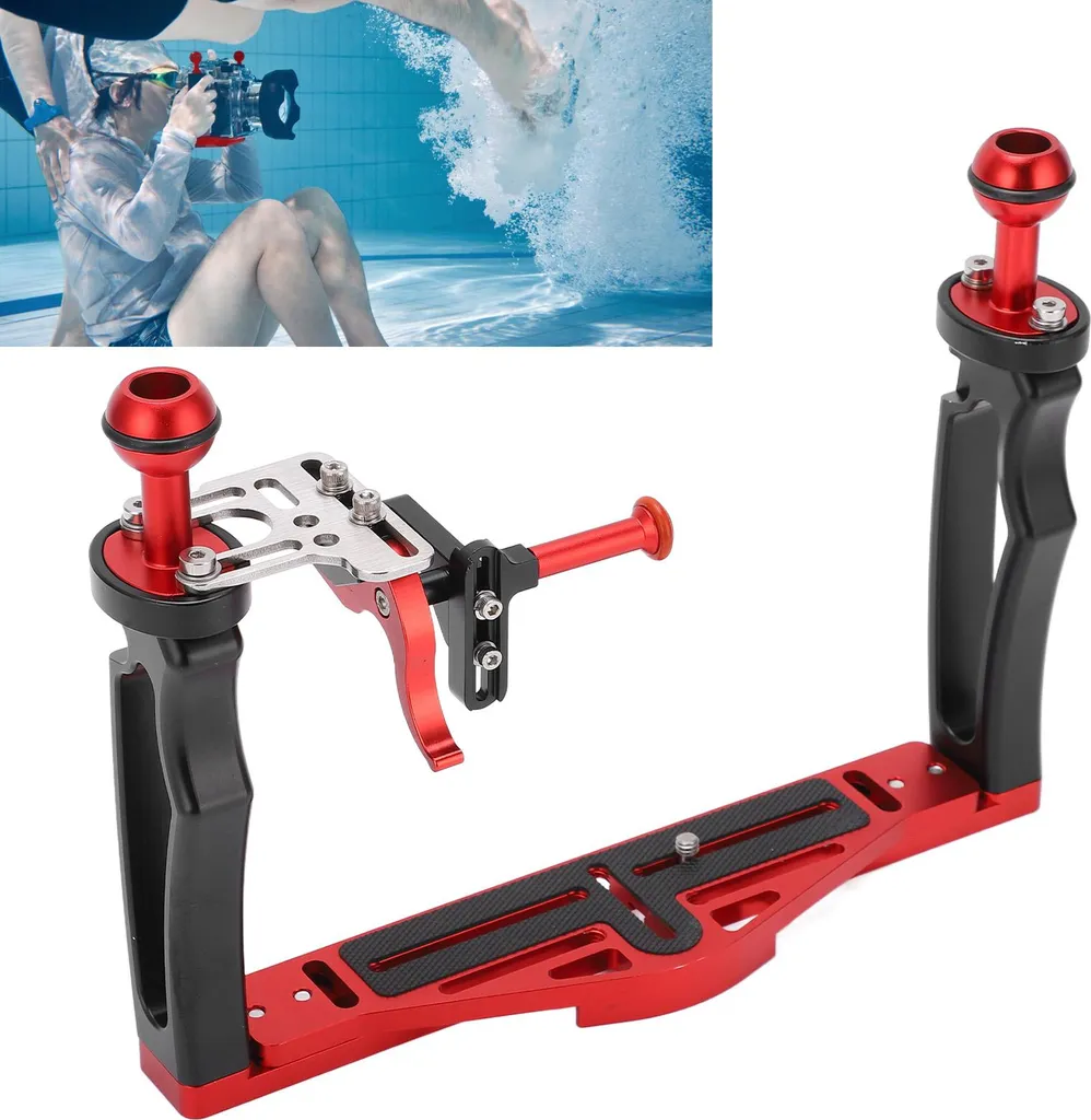 Support caméra de plongée double main pour stabiliser vos vidéos 4K - 5