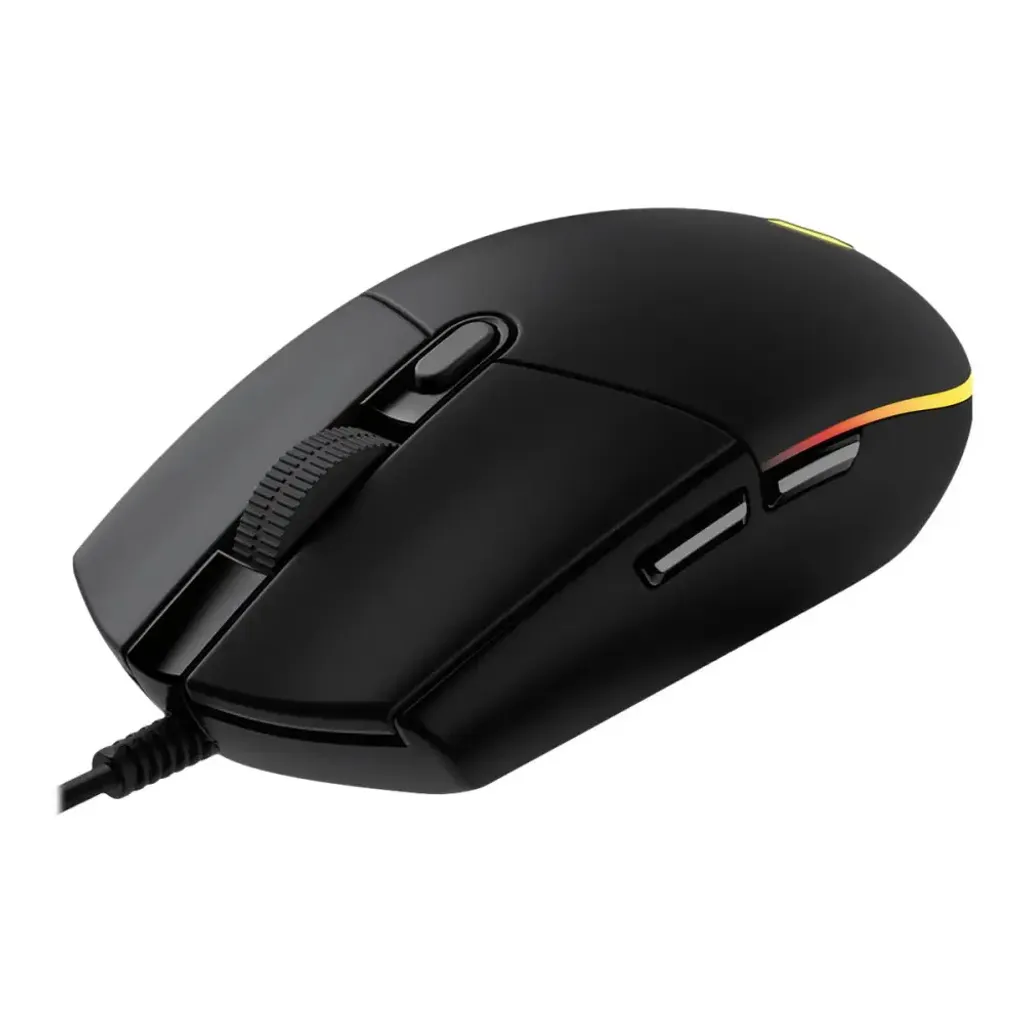 Souris de jeu rétroéclairée G102 Lightsync noire à boutons programmables - 20