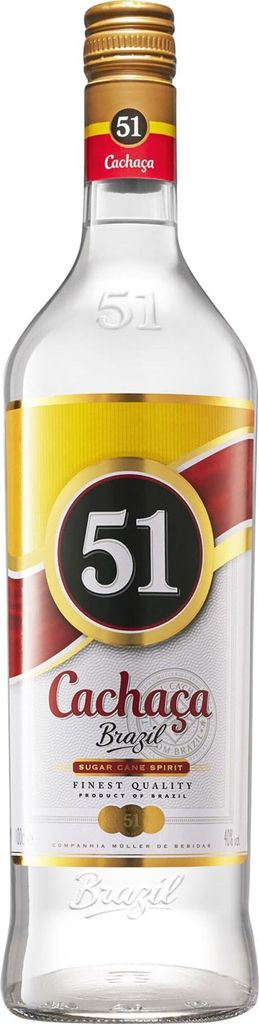 Companhia Müller de Bebidas Cachaça 51  40% vol NV Produktbild 