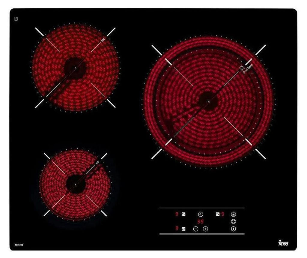 Teka TB6315 Sklokeramická pracovní deska 60 cm Obrázek produktu 