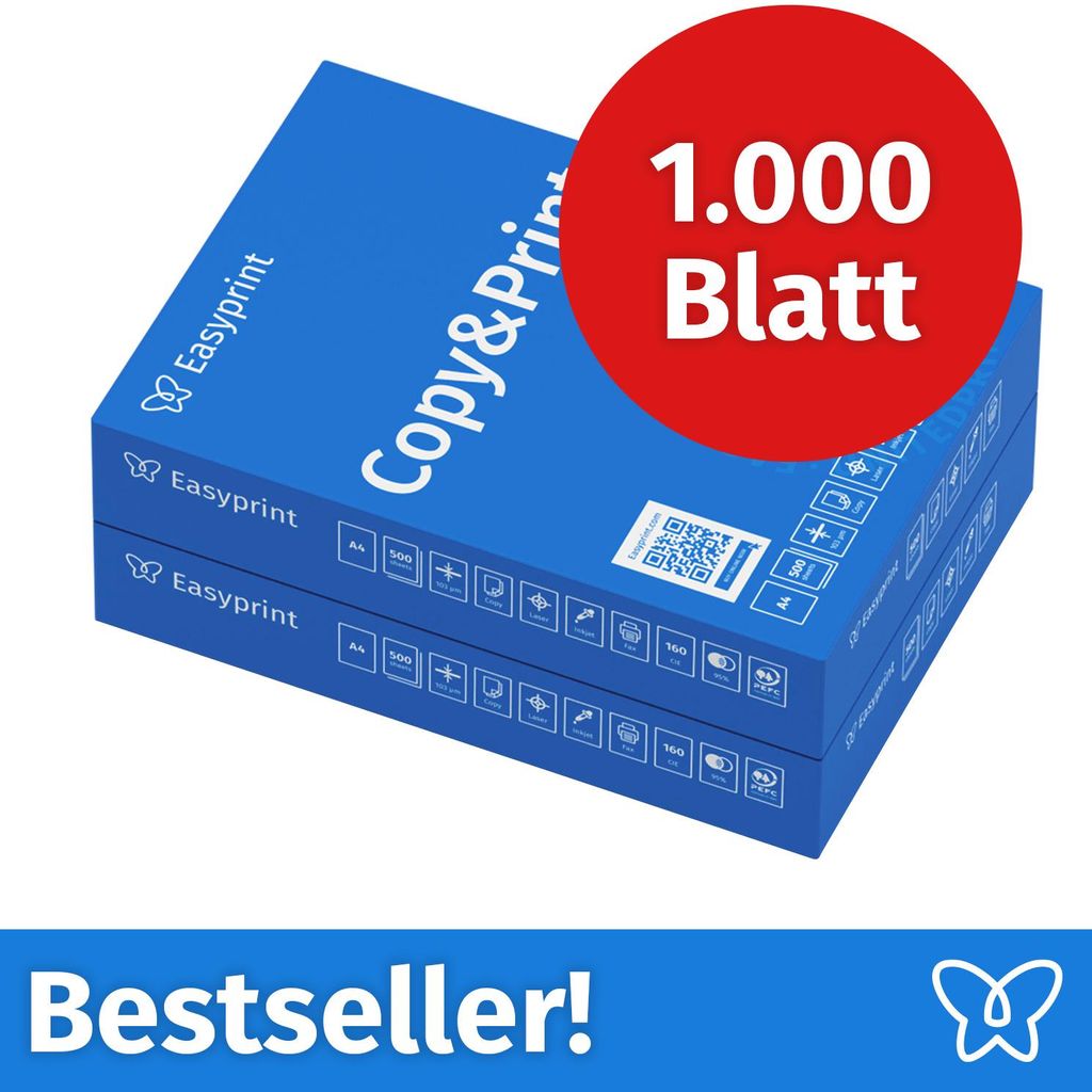 Carta per stampanti Easyprint Carta per copie 1000 fogli 2 Immagine del prodotto 
