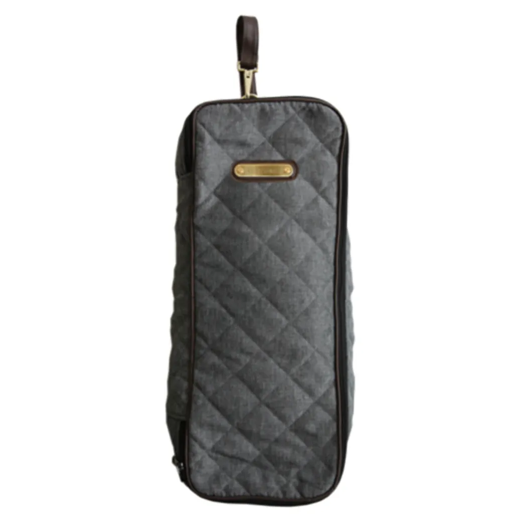 Bridon Bag Kentucky Horsewear Gris L avec Doublure Douce Antifriction