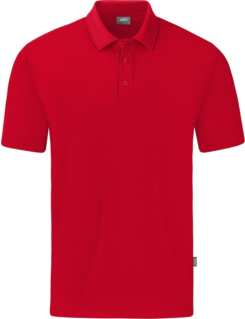 JAKO Uni Polo Organic Stretch, Farbe:rot, Größe:4XL